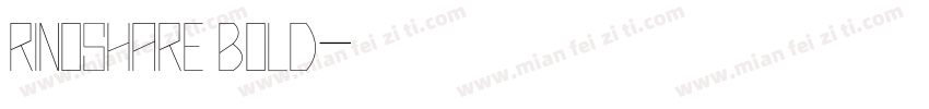 rinoshare Bold字体转换